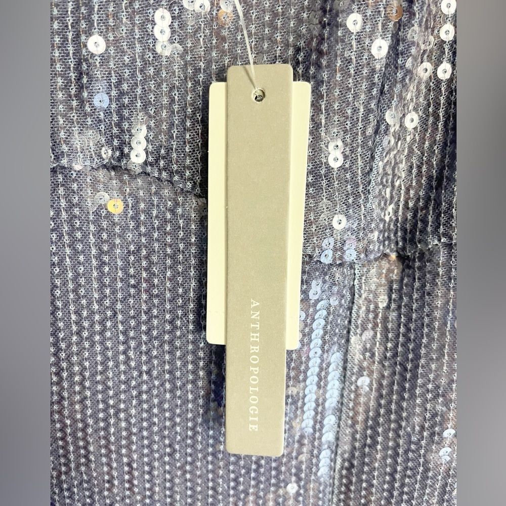 Anthropologie Pilcro Sequin Slim Midi slip Dress in a lavender color. NWT medium - Picture 11 of 11